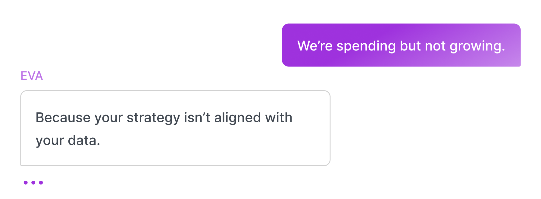LLM chat interface preview